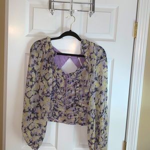 Free People top - Size S - Color “Lilac Combo”